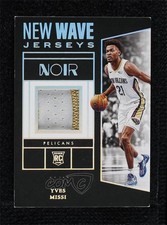 2024-25 Panini Noir New Wave Jerseys /99 Yves Missi #NWJ-MIS 10yl