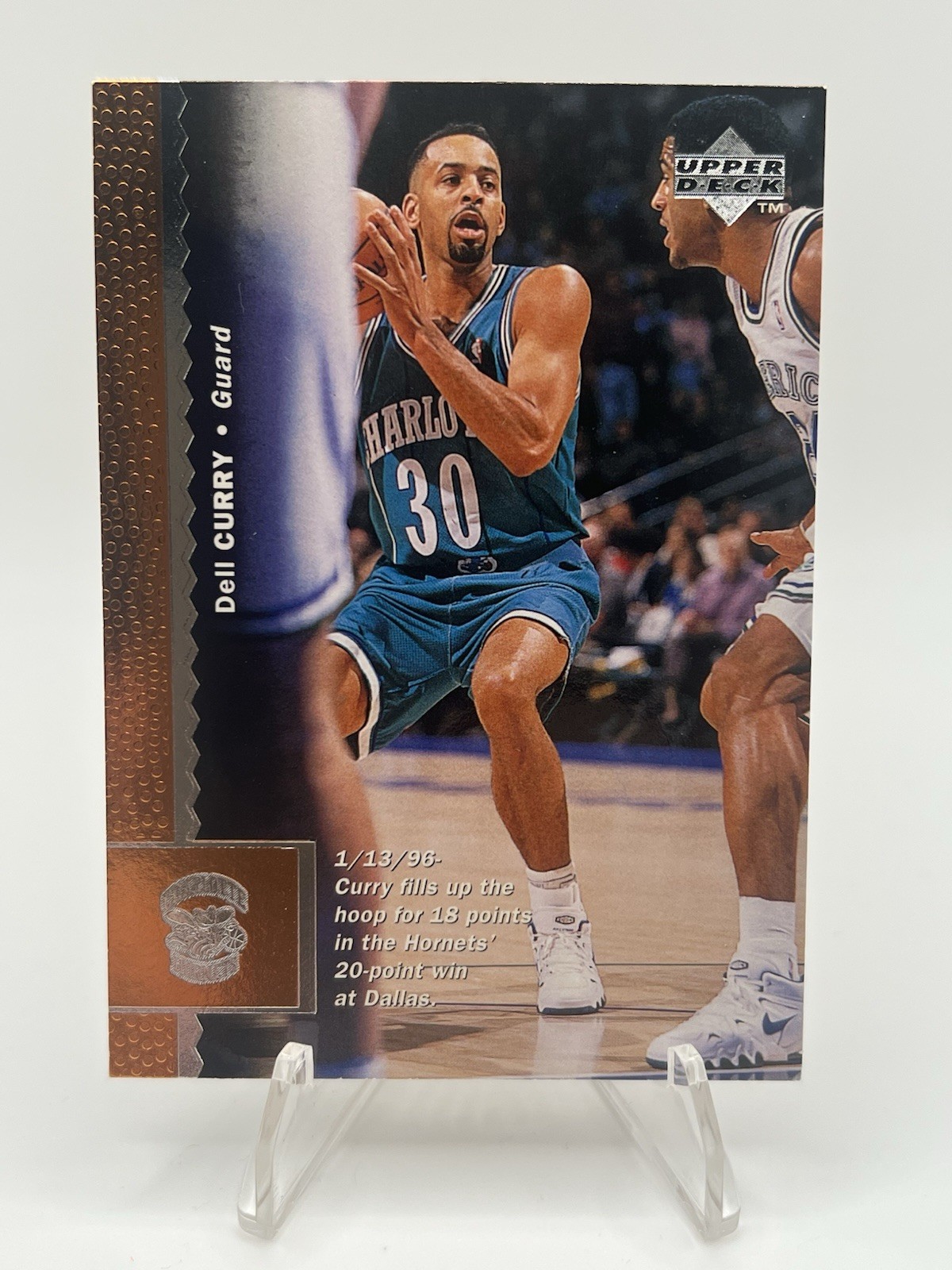 1996-97 Upper Deck Basketball Dell Curry Charlotte Hornets #12