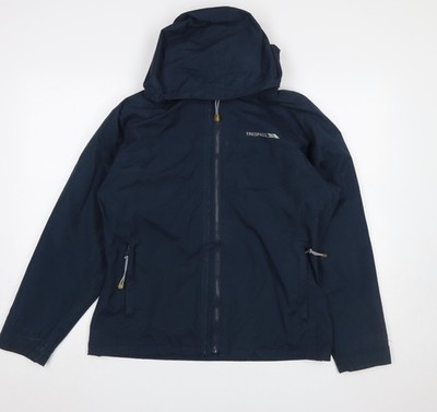 Trespass Regenjacke Damen blau wasserdicht mit Kapuze Größe M