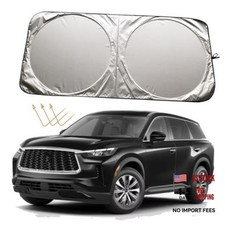 XHRING Car Windshield Sun Shade Sunshade for Infiniti QX60 2014-2025 2026 QX80