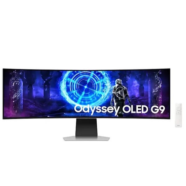 Samsung S49DG950SU Monitor PC 124,5 cm (49") 5120 x 1440 Pixel Dual QHD OLED Argento - Immagine 2