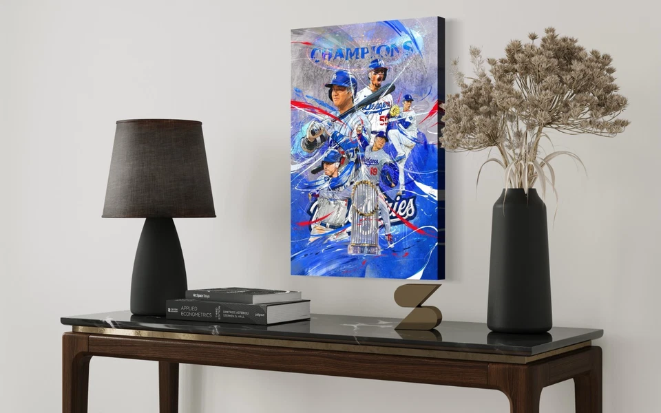Los Angeles Dodgers 2025 World Series Champions CANVAS | Ohtani, Bettis, Freeman - Image 3 of 4