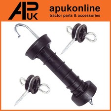 10 x elektryczny uchwyt bramy ogrodzeniowej i 20 x zestaw izolatorów wytrzymała sprężyna pakiet nowa