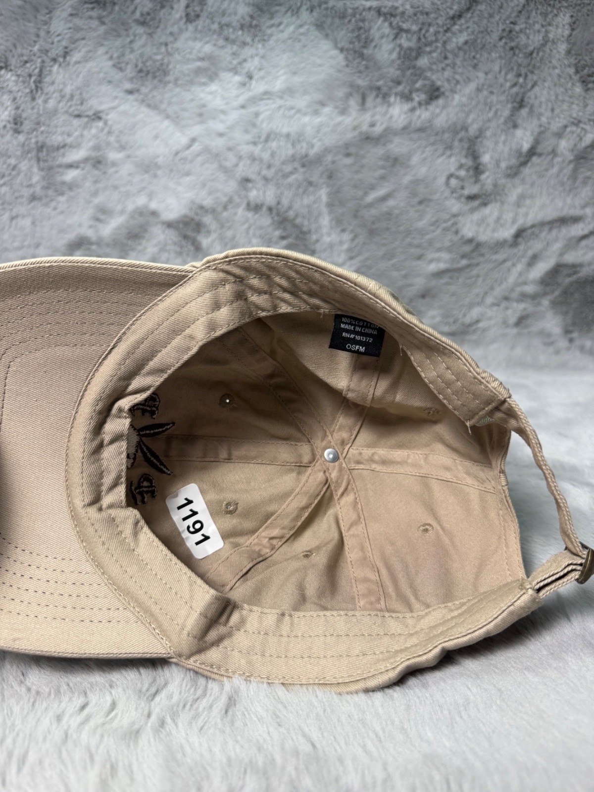 Playboy Hat Cap Beige Snap Back Adjustable Embroi… - image 8