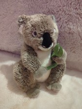 FAO Schwarz CUTE KOALA BEAR W/ PLANT 11" Plush Stuffed Animal TOY Toys R Us