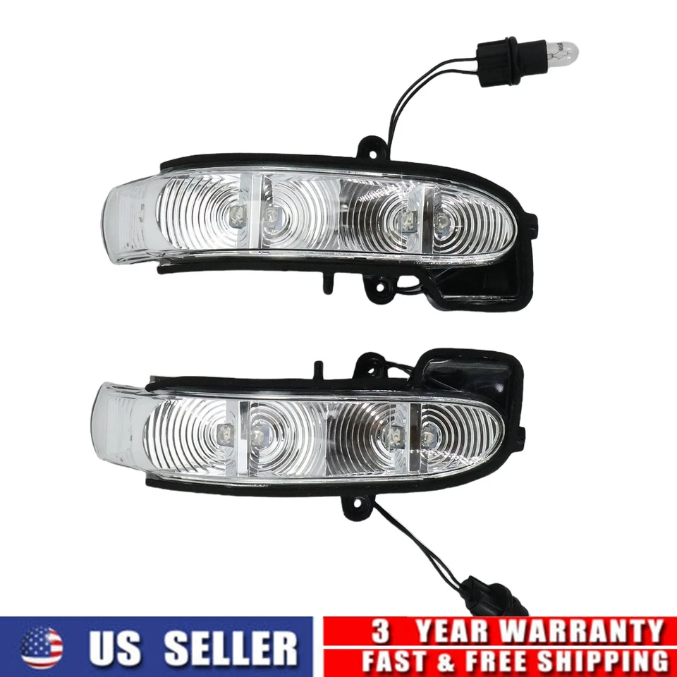 2038201421 For Mercedes 2000-2018 E/G Class Left+Right Mirror Turn Signal Light - Изображение 4 из 4