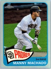 2021 Topps #TH65-42 Manny Machado 1965 Topps Redux Chrome San Diego Padres