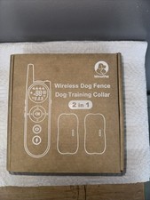 Wireless Dock, 2 in 1 Fence Dog Training Collar model: X3