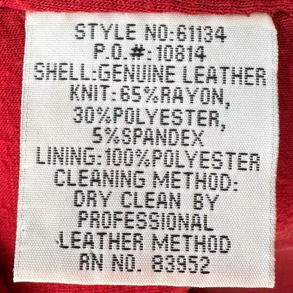 Chaqueta Suéter Tejida Cuero Genuino No. 61134 de Bagatelle Foto 4 de 4