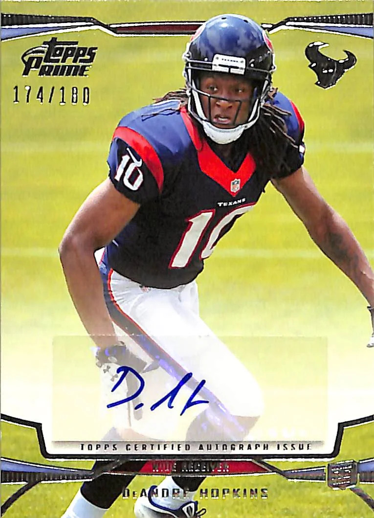 2013 Topps Prime DeAndre Hopkins #114 /180 Auto Rookie