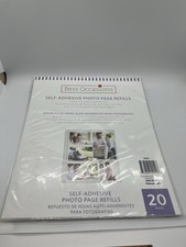 Best Occasions Self Adhesive 20 Photo Page Refills 8x10  For 3 Ring Binder NEW