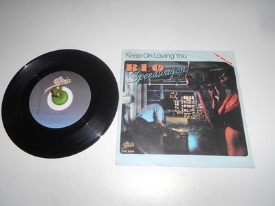 REO Speedwagon - Keep on Loving you (1980) Vinyl 7` inch Single Vg +++