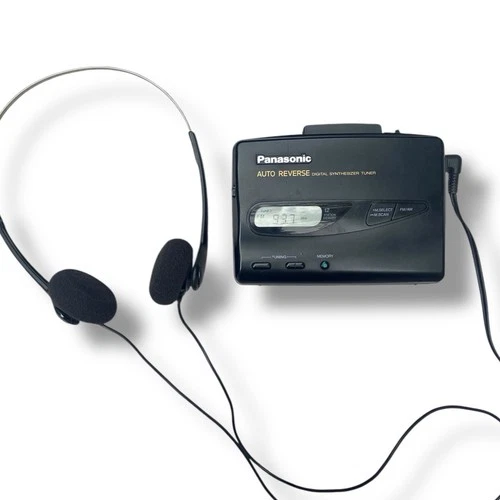 Panasonic RQ-V185 Digital Synthesizer Tuner Radio Cassette Player W Ears Tested