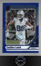 CeeDee Lamb - 2024 Clearly Donruss Blue SN 43/49