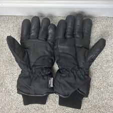 Thinsulate Insulation 40 Gram Black Gloves with Zipper Size Medium