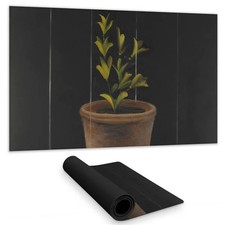 Begin Home Decor C1DM1424RWV0S3 14 x 24 in. Kitchen Hygge Brown Desk Mat - Pl...