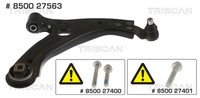Querlenker Dreieckslenker Triscan 8500 27563 FüR Volvo XC40 536 Mild Hybrid AWD