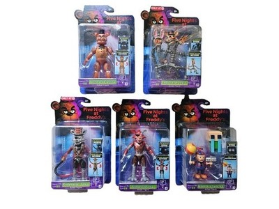 Five Nights at Freddy s FNAF Figure Lot of 5 Balloon Boy Withered Freddy & Foxy