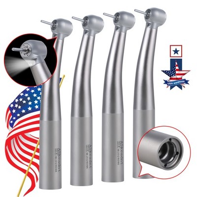 4X Dental Turbine High Speed Handpiece Fiber Optic Fit KaV Multiflex Coupler