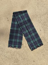 Szkocki szal tartanowy z czystej wełny jagnięcej