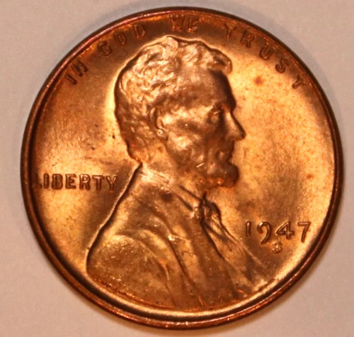 1947-S Lincoln Wheat Cent — photo from the most recent tracked eBay sale