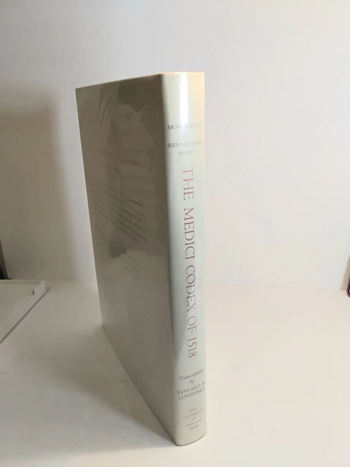 Monuments Renaissance Music, V 4, The Medici Codex 1518, Lowinsky 1968-HC/DJ~NEW - Image 2 of 4