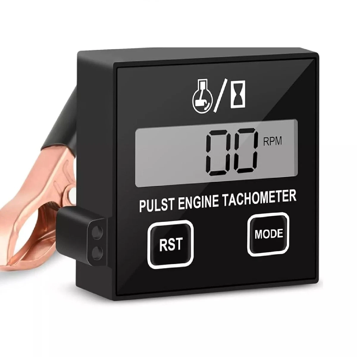 Tacómetro de alta RPM Motosierra Recortadora Motocicleta Motor Gas Probador de Velocidad Medidor