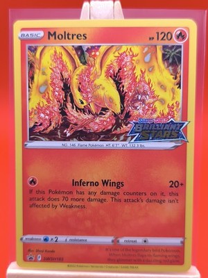 Moltres SWSH185 Prerelease Holo Rare Promo Pokemon Card Brilliant Stars * New * | eBay Moltres SWSH185 Prerelease Holo Rare Promo Pokemon Card Brilliant Stars * New * | eBay