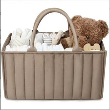 Djiypn Baby Diaper Caddy Organizer, Stylish Storage Basket for Newborn Essential