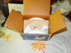 Vintage Indiana Glass milk white Hen On A Nest 7" Chicken NEW OLD STOCK