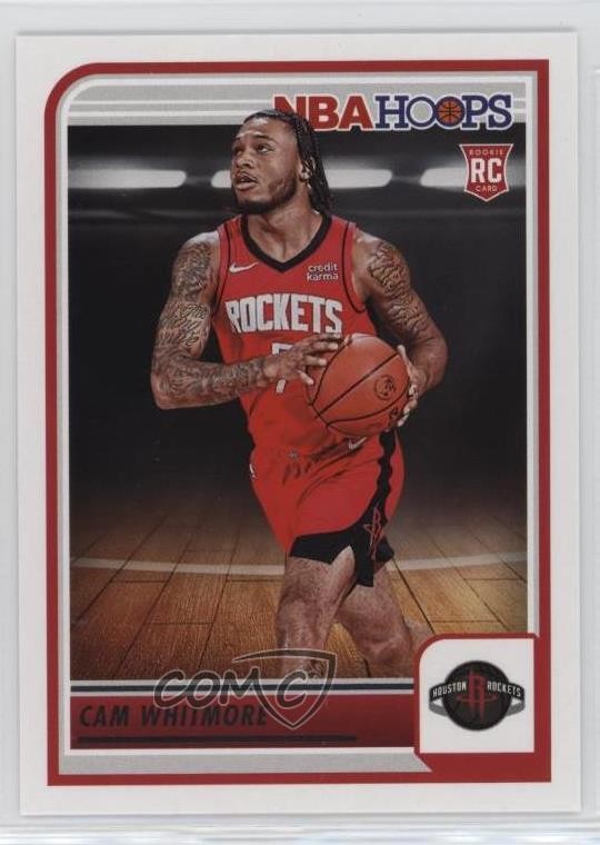 2023-24 Panini NBA Hoops Rookies Red Back Cam Whitmore #265 Rookie RC 0x49