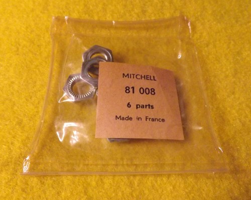 6 new old stock Garcia MITCHELL 300 301 400 FISHING REEL HEX NUTS NOS 81008 - 第 1/1 張圖片