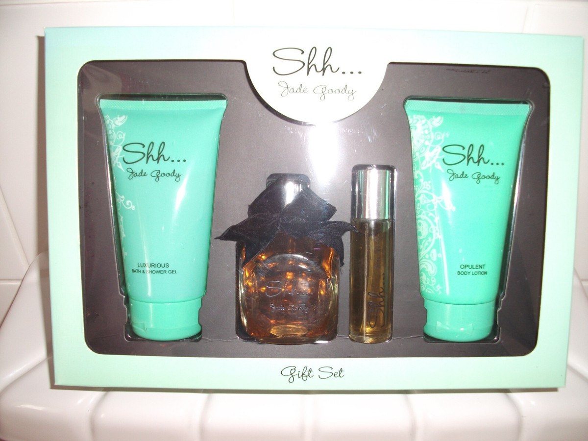 Jade Goody Shh EDP 100ml Body Lotion Shower Gel Gift Set Brand New