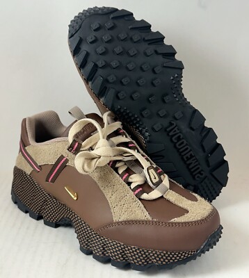 Nike Air Humara LX Jacquemus Brown Gold Pink Sneakers DR0420