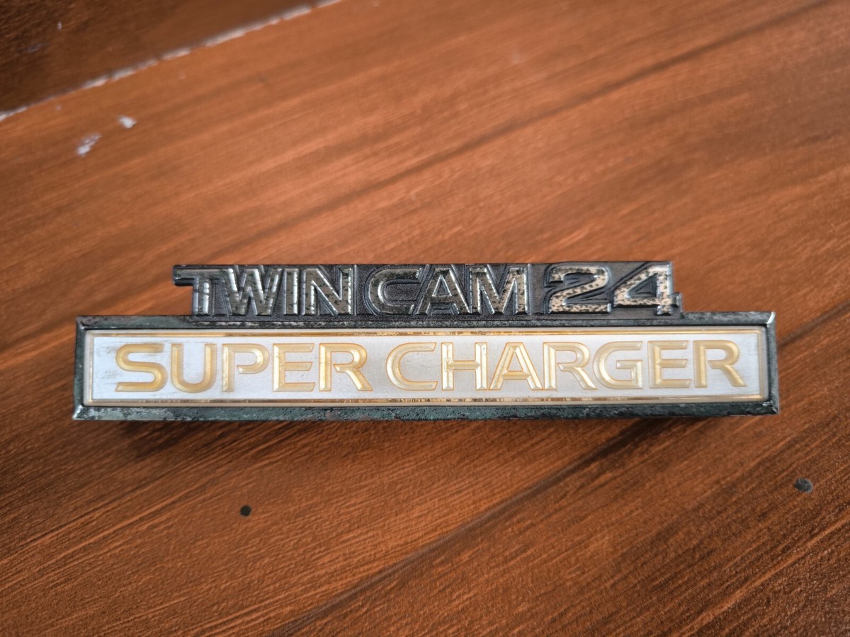 Twin Cam 24 Super Charger Front Grille Emblem Badge For Toyota