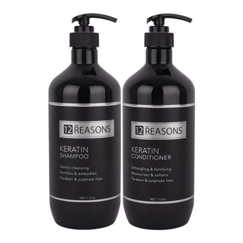 12Reasons Keratin Shampoo and Conditioner 1000ml Duo - Picture 3 of 4