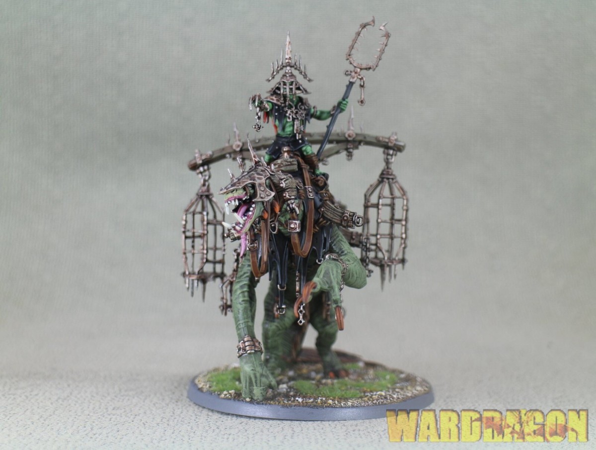 Warhammer AOS WDS painted Orruk Warclans Swampboss Skumdrekk t2 | eBay