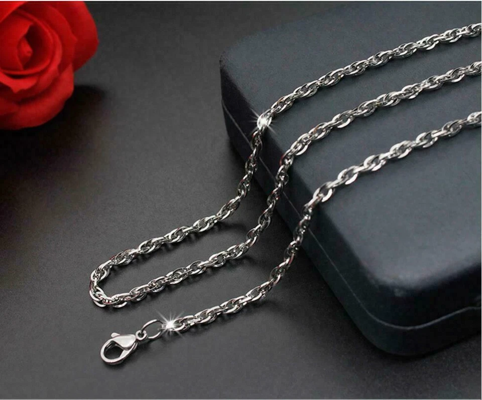 22" Plata Esterlina Simulado Collar Dije Colgante SIGNO MARIPOSA PAZ Regalo Foto 2 de 4