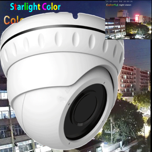 4MP Starlight Security Camera Hybrid  full HD-HD- 2.8-12mm Vari-focus lens - Picture 2 of 6