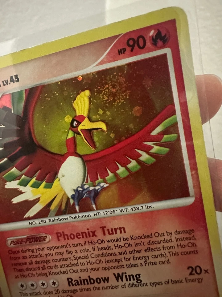 Ho-Oh 10/132 | 2007 Pokemon Secret Wonders Holo SWIRL | NM 0408#279 - Image 4 of 4