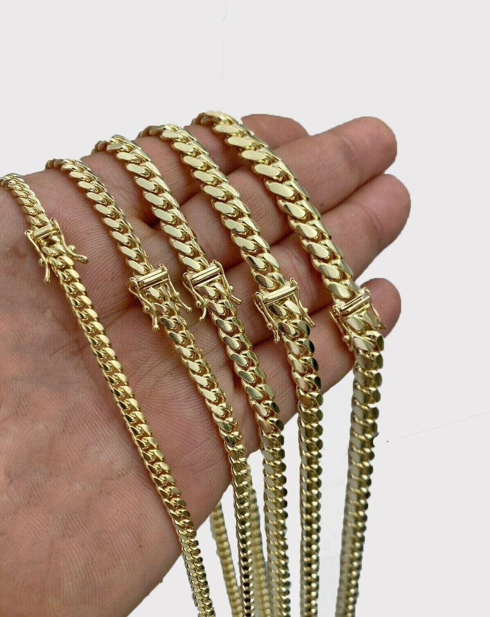 10k Miami Cuban Link Necklaces Large Sizes 14mm-21mm – The Gold SuperStore