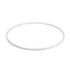 Makramee Ringe beschichtet weiß 10 - 50 cm M...