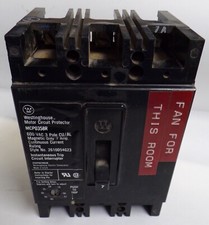 WESTINGHOUSE CIRCUIT BREAKER, MCP0358R, 3 POLE, 7 AMP, 600 VAC