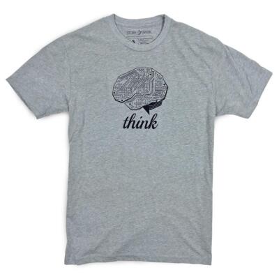 AI Circuitry Brain Graphic T-Shirt for Engineers and Neuroscientists