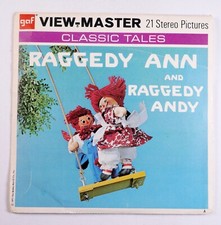 View-Master Raggedy Ann  Raggedy Andy 3 reel packet B406