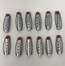 Lot of 12 Vintage Metal Clips Professional Hair Clips Tip Top Made in USA