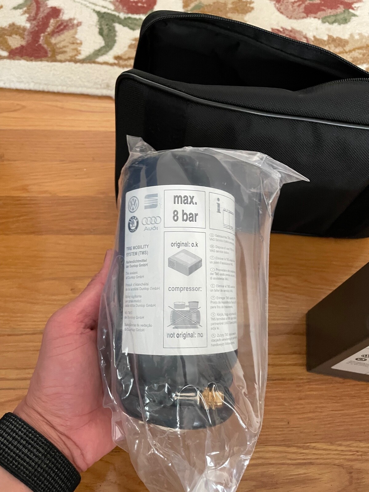 Lamborghini Emergency Tire Inflator