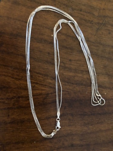 Vtg Italy Sterling silver snake link 