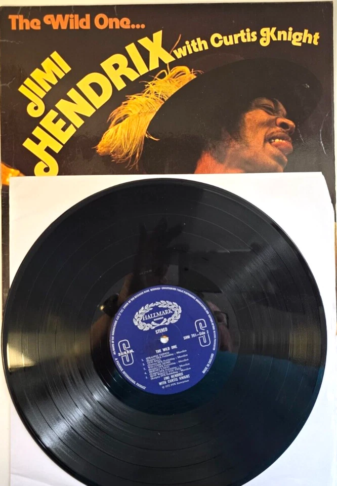 Jimi Hendrix With Curtis Knight – The Wild One  LP Album vinyl record 1972 - Image 2 of 4