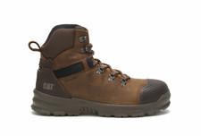Men's Caterpillar Accomplice X Waterproof Steel Toe Work Boot Brown 91331